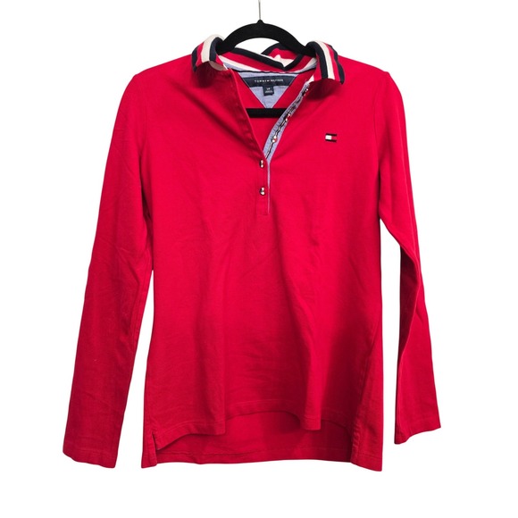 Tommy Hilfiger Red Knit Tops Bundle 2pcs Small coastal‎ Preppy Sporty  Casual - Picture 2 of 11